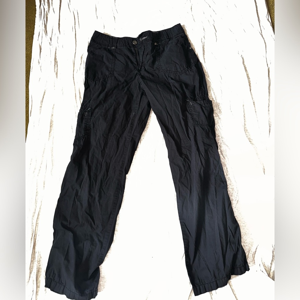 Black cargo pants